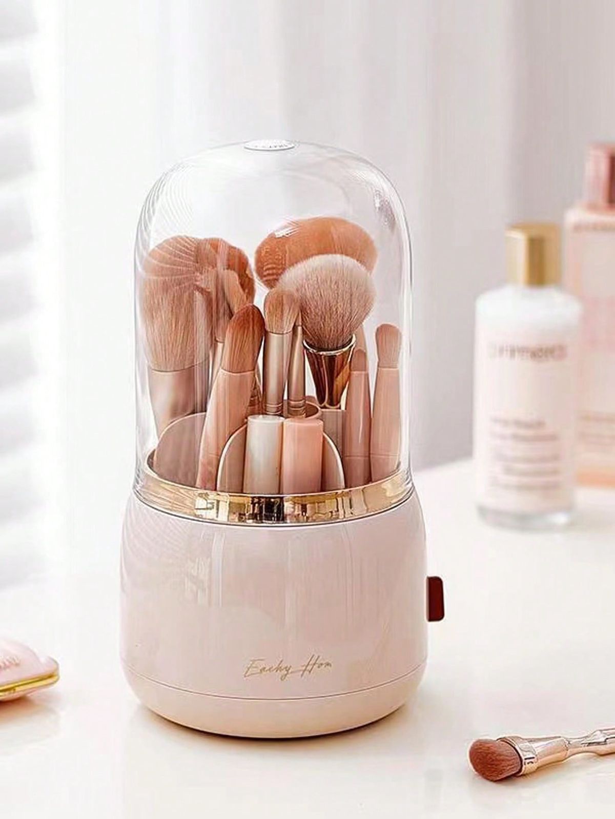 Luxury Rotating Brush Holder - Premium Quality