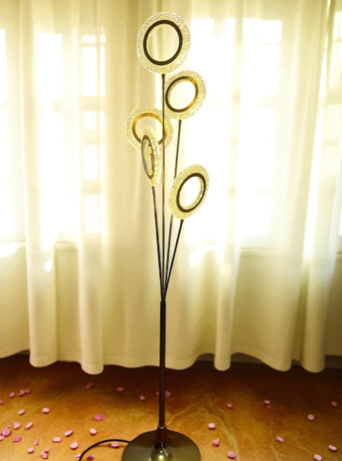 Five-Ring LED Floor Lamp