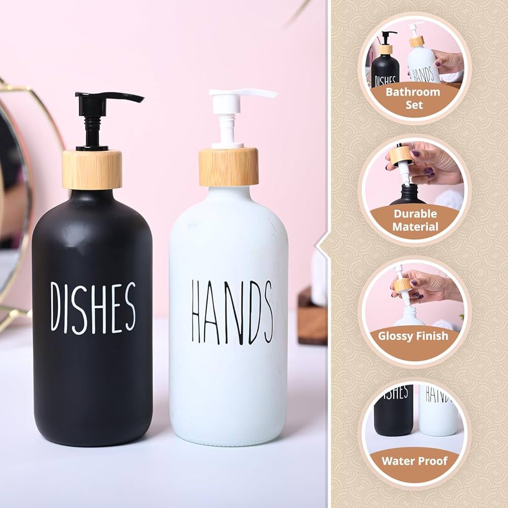 Luxury Ceramic Soap Dispenser - Glossy Finish