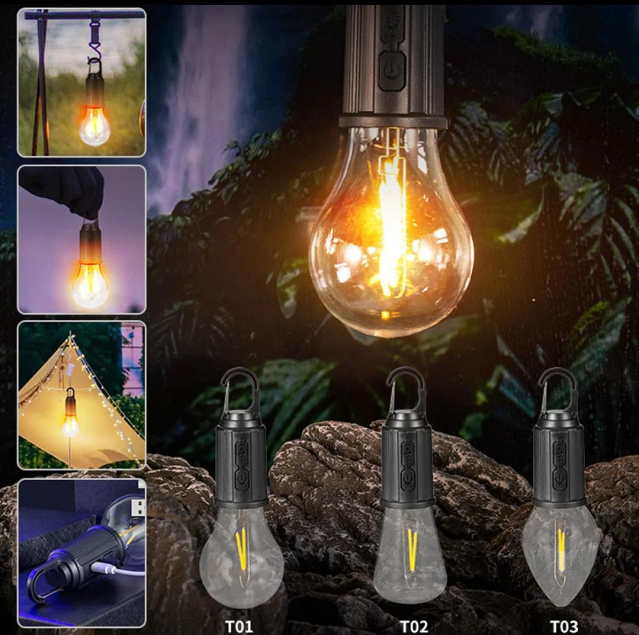 Rechargeable Led Camping bulb