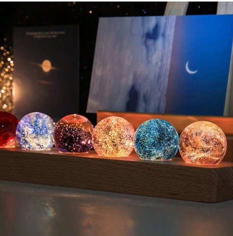 7 Ball Crystal Decor Lamp