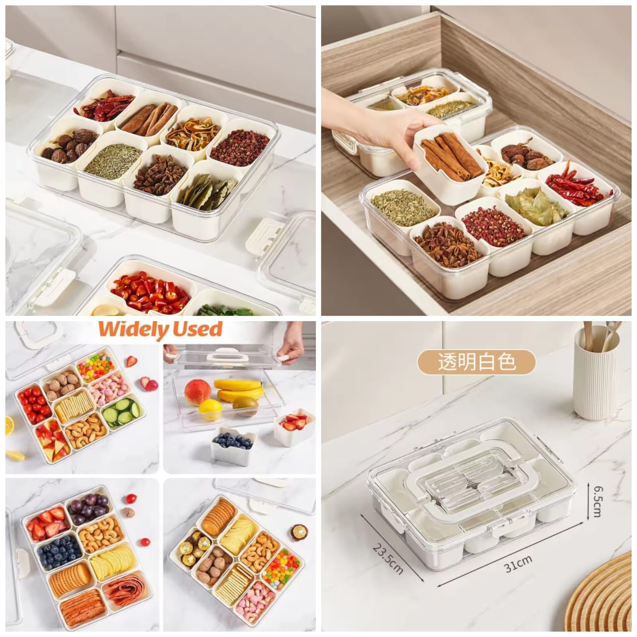 8 Grid Storage Box