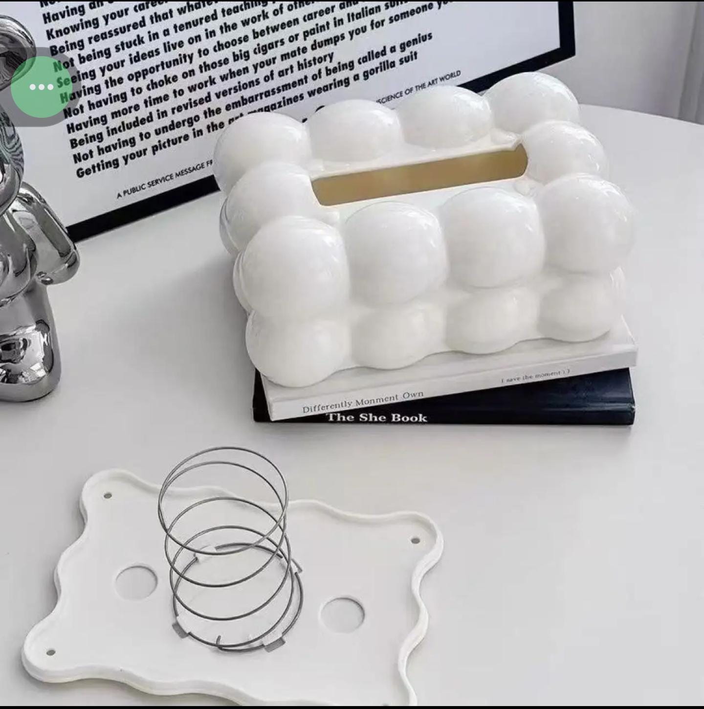 Bubble Tissue Box
