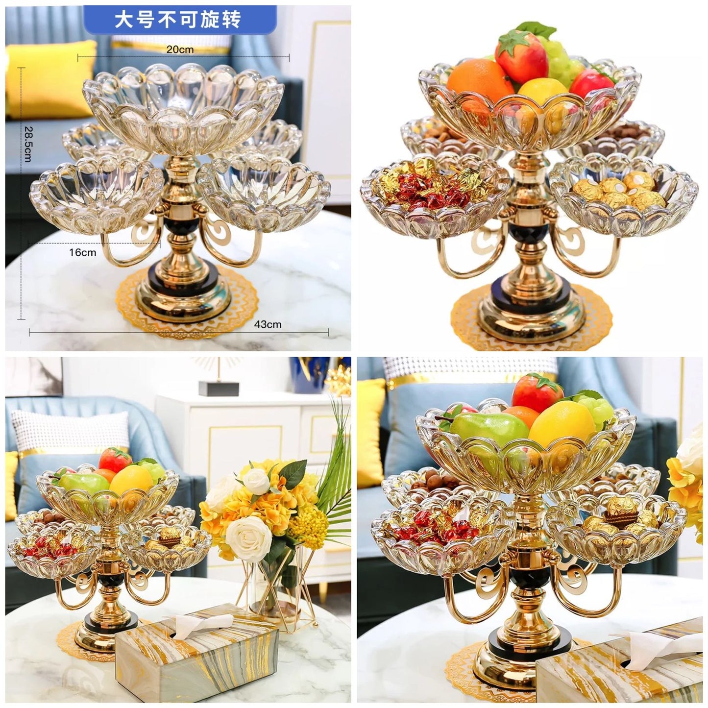 Rotating Dry Fruit Stand - Storage