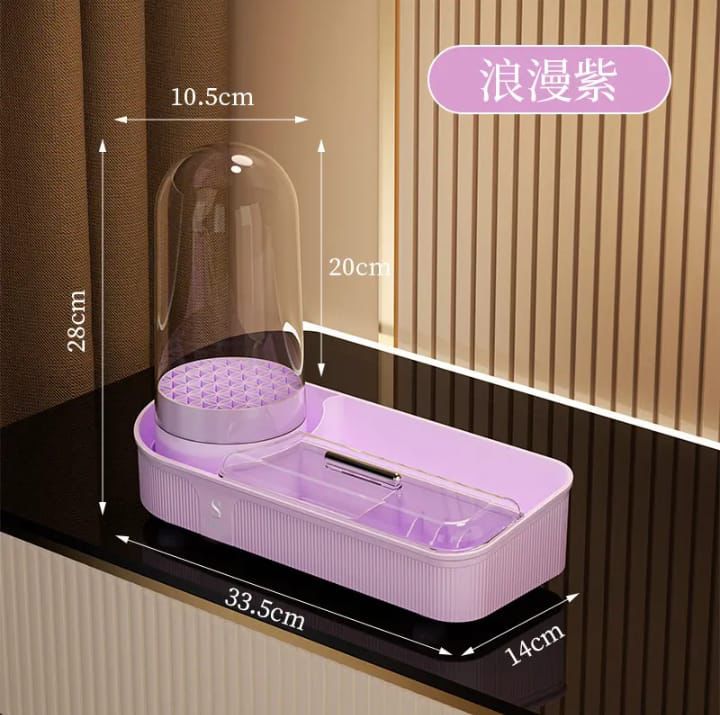 Large Capacity 360 Degree Rotating Make-Up Organizer