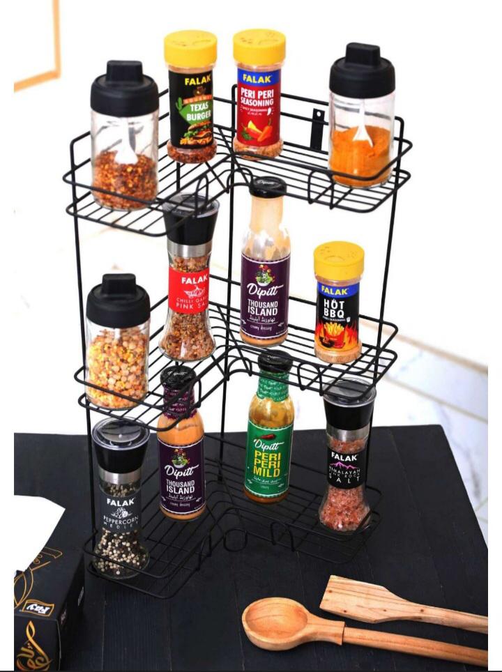 3 layer Corner Rack