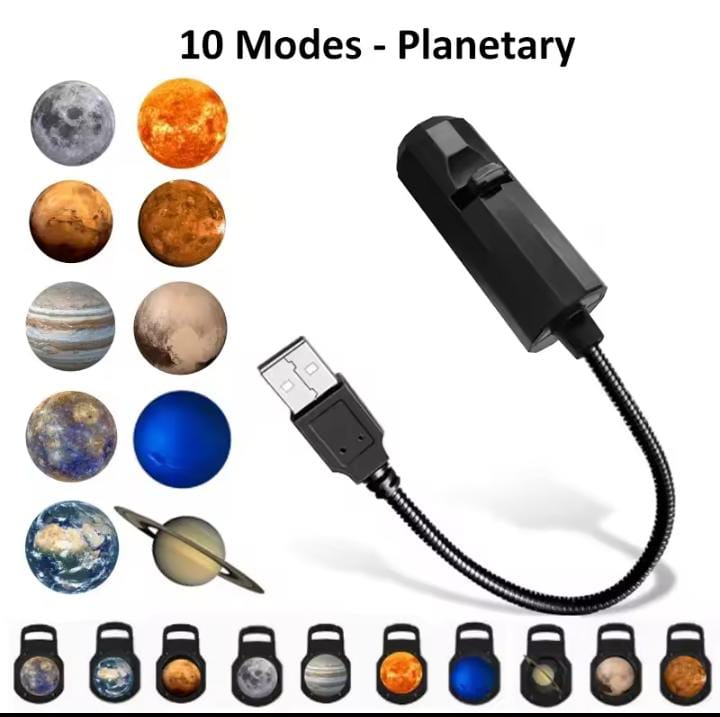 USB projection atmosphere lamp with creative patterns