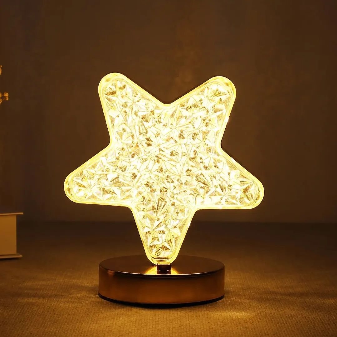 Crystal Star LED Lamp