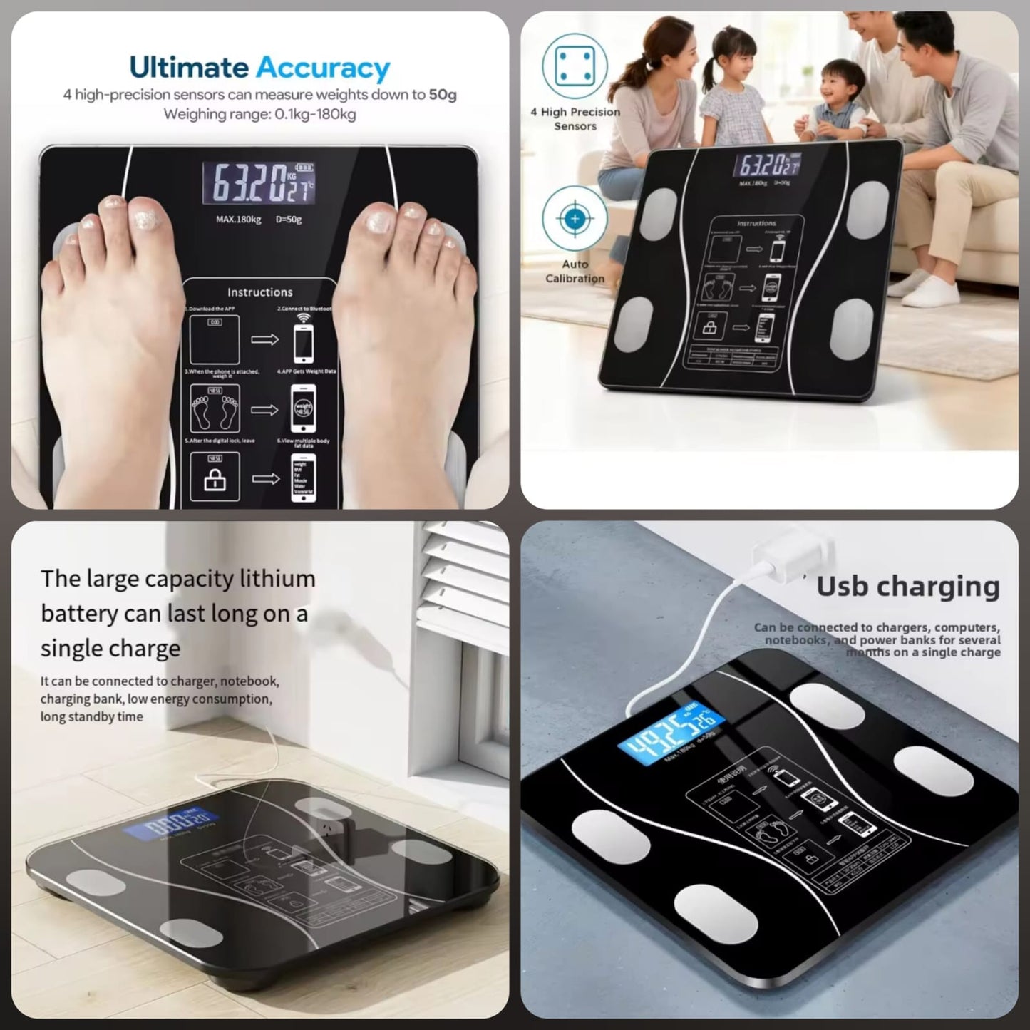 Digital Body Weight Scale - Electric Essential