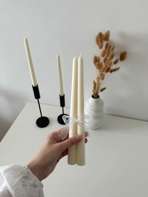 Candles & Holder
