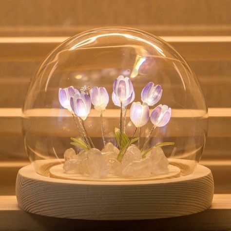 LED Acrylic Tulip night lamp 