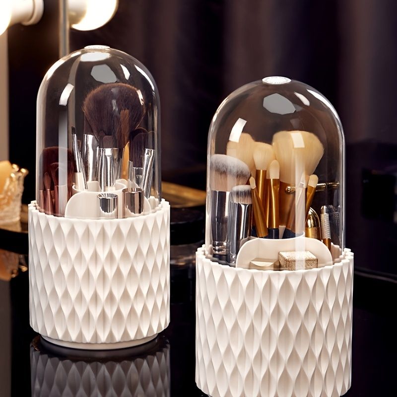Rotating Makeup Brush Holder - Premium Quality