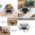 2 Tier Decorative Fruit Basket - Organizer