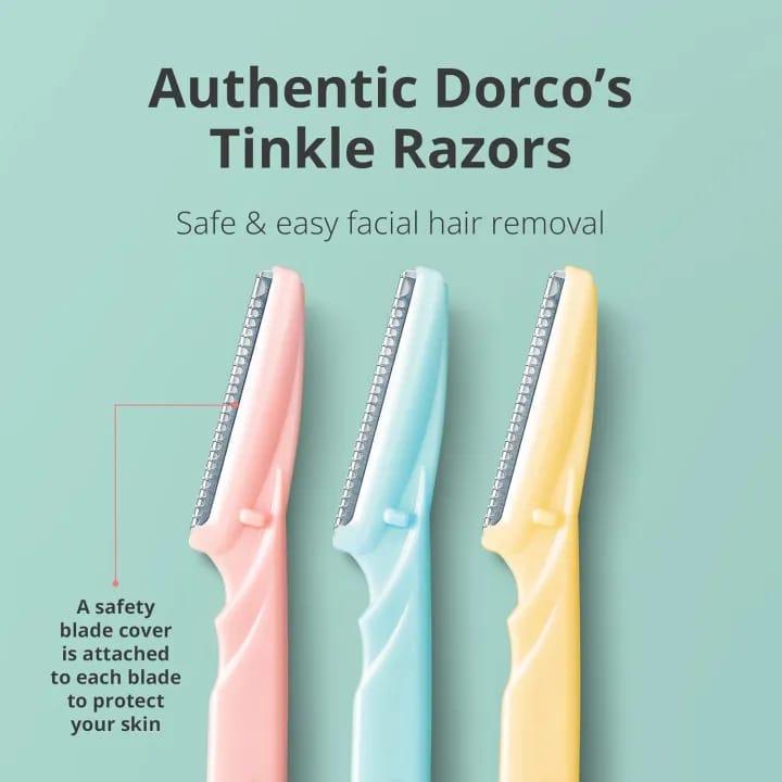 Twinkle Eyebrow Razor Pack of 3 - Face Hair Removal - WS