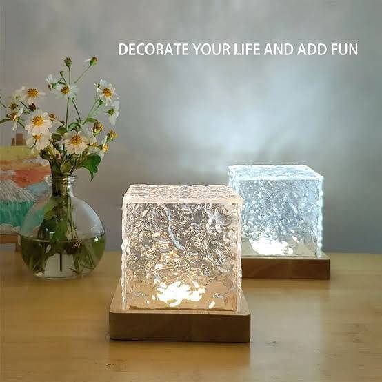 Cube Water Ripple Projector Lamp