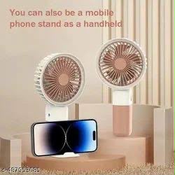 Mini Hand Fan With Mobile Holder - High Quality