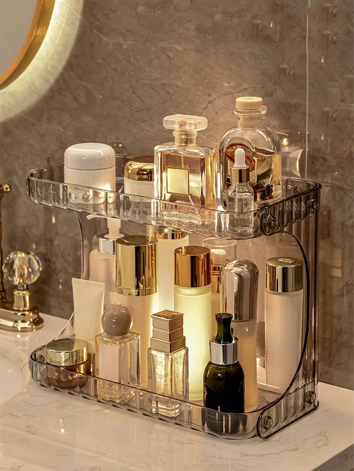 2-Tier Acrylic Cosmetic Organize