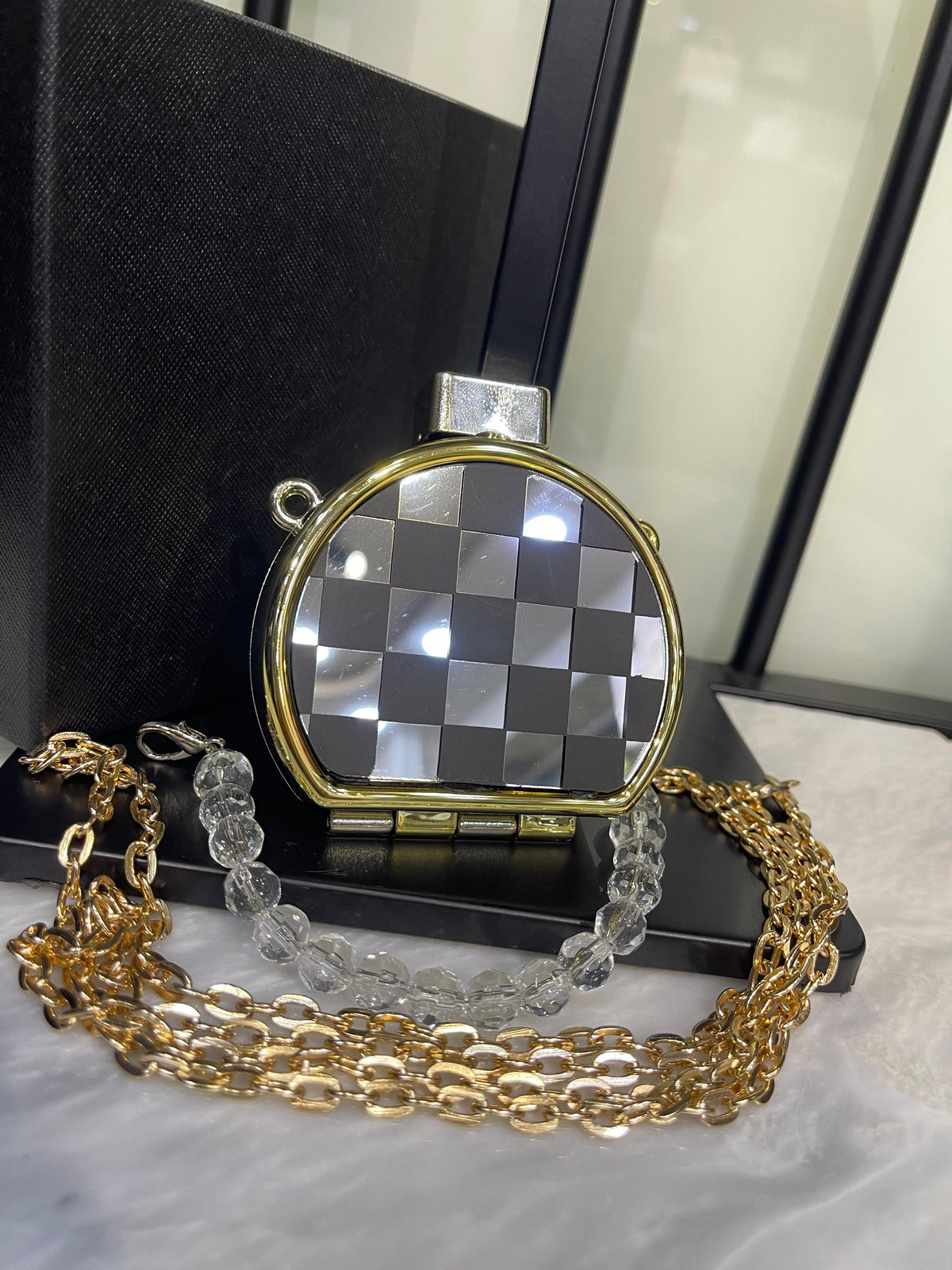 Fancy Clutch Long chain With box - WS