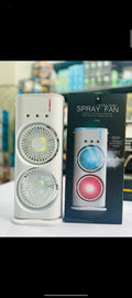 Rechargeable Double Cooling Mist Fan