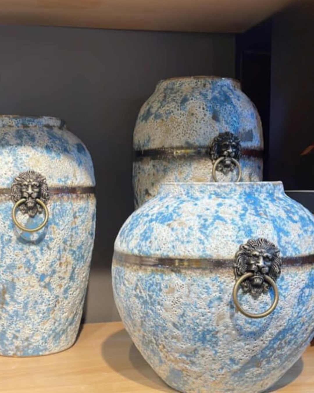 Imported Versace  Vases - Set of 3