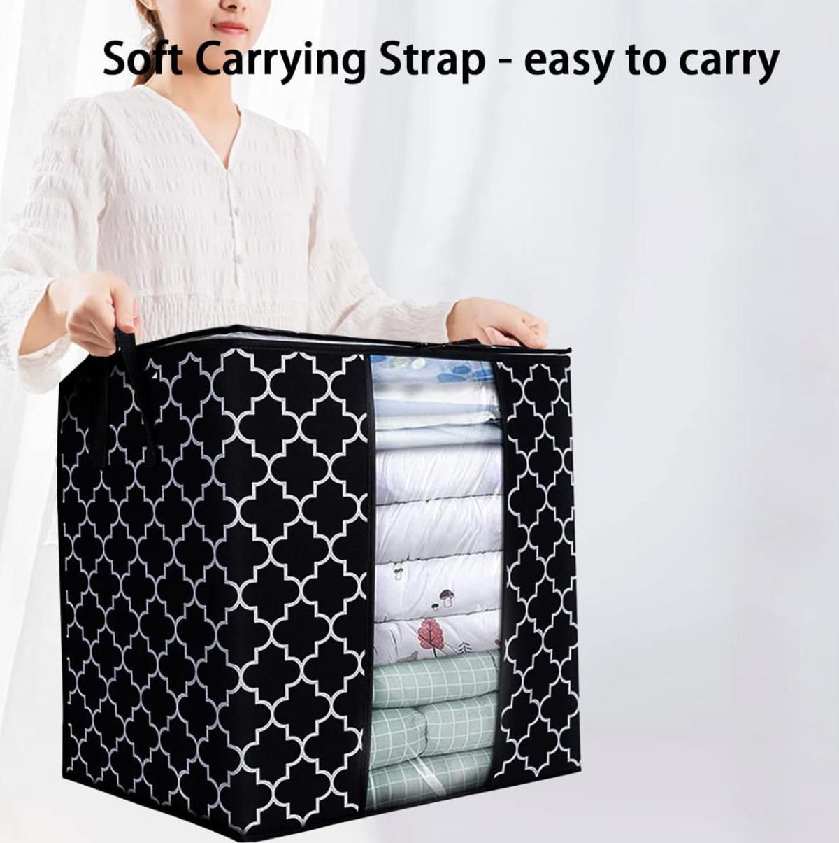 New Black Printed Storage (Super Heavy Quality)