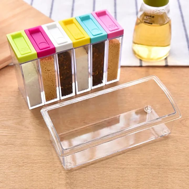 Seasoning Six Piece Spice Set - Storage