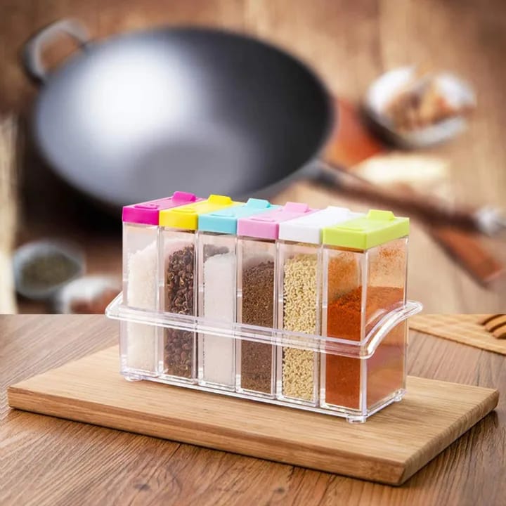 Seasoning Six Piece Spice Set - Storage