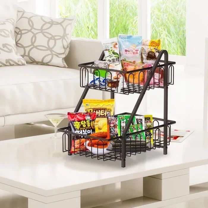 Multi Purpose Two Tier Fruits And Vegetable Basket - Storage