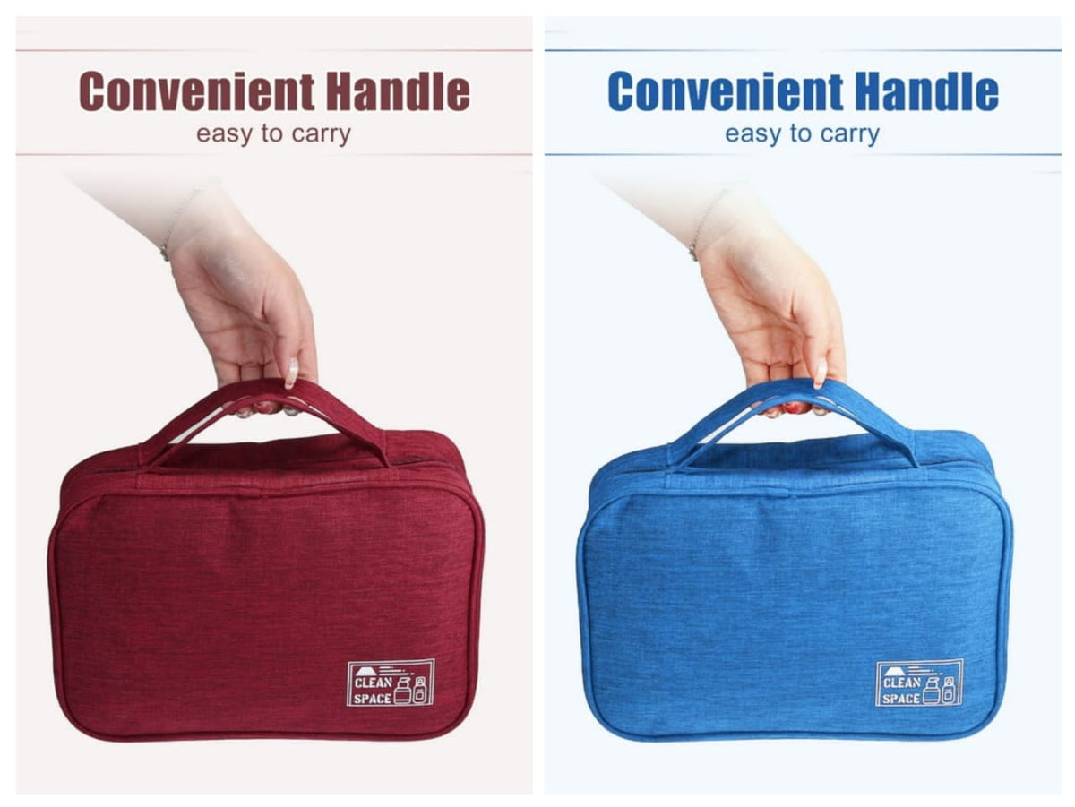 Travel  Makeup Bag with Compartments - Organizer
