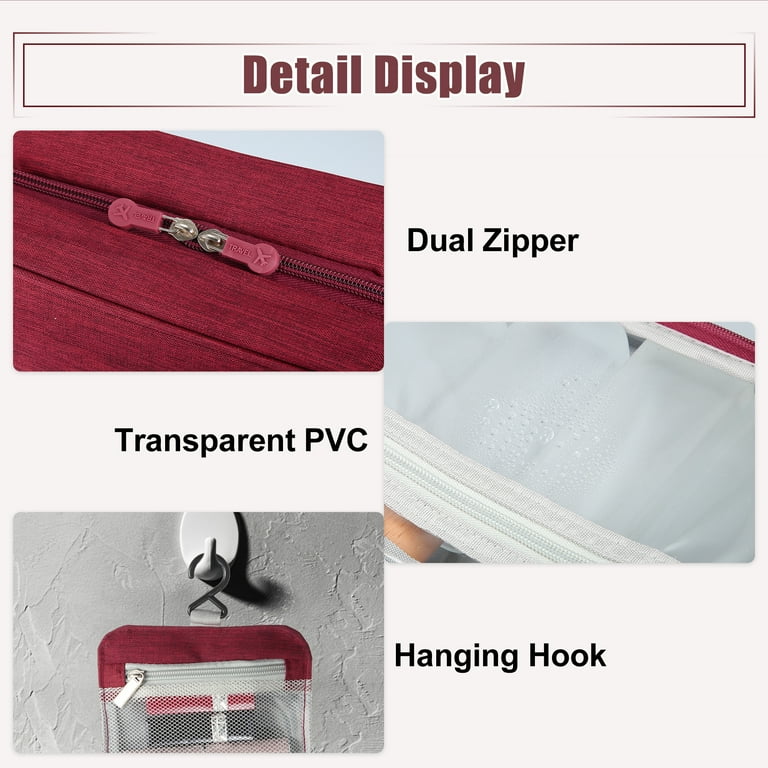 Travel  Makeup Bag with Compartments - Organizer