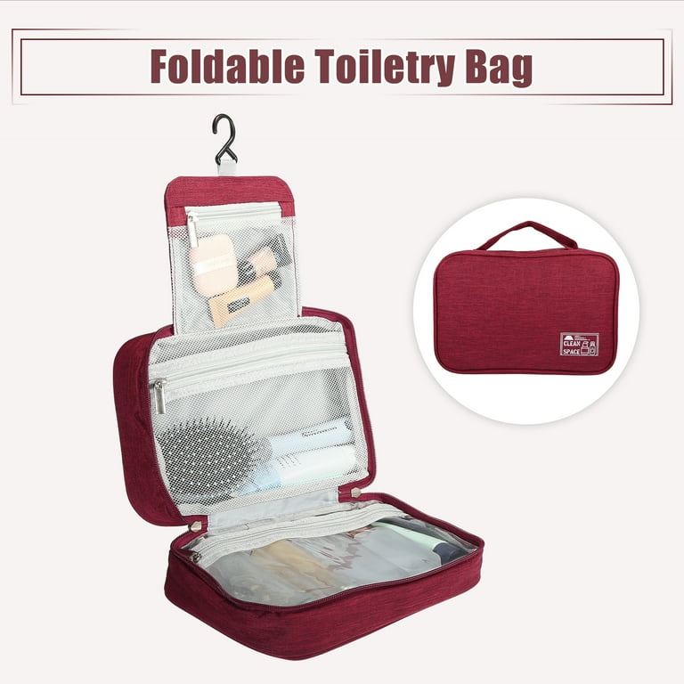 Travel  Makeup Bag with Compartments - Organizer