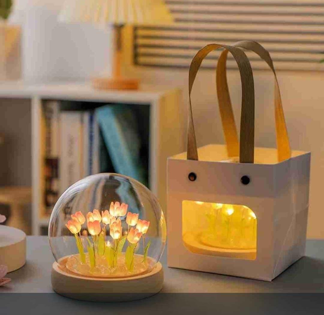 LED Acrylic Tulip night lamp 