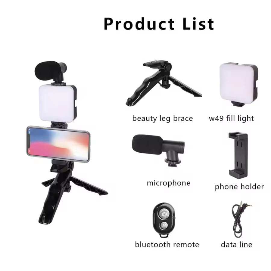 Video Making Vlogging Kit - Lighting Studio