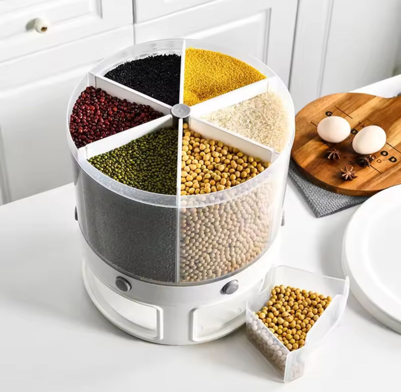 360° Rotatory Rice Dispenser 7 Liter - Premium Quality