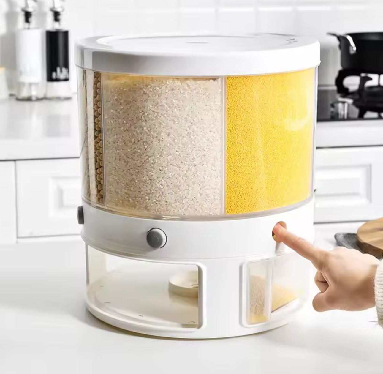 360° Rotatory Rice Dispenser 7 Liter - Premium Quality