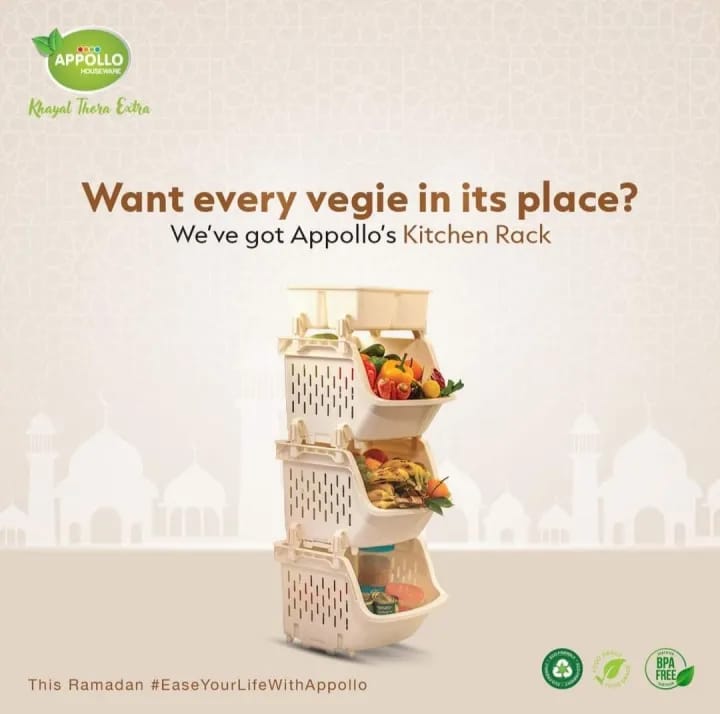 Kitchen Multipurpose Rack (3 Steps) - High Quality