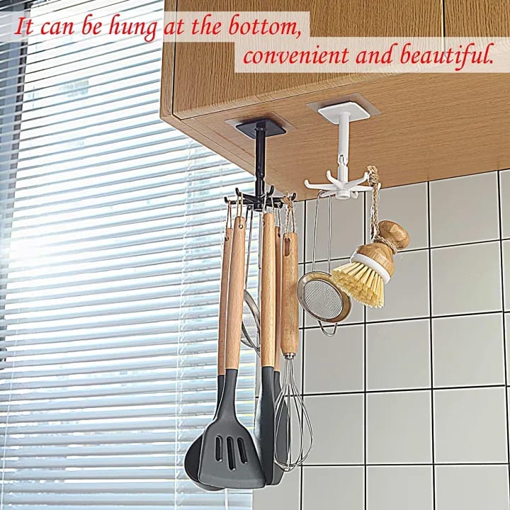 360° Rotating Folding Hook - Holder