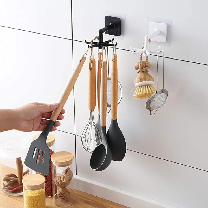 360° Rotating Folding Hook - Holder