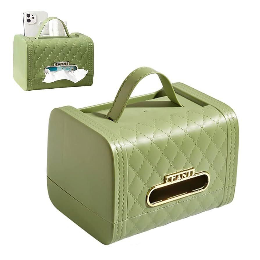 Multi-functional Tissue Box Organizer