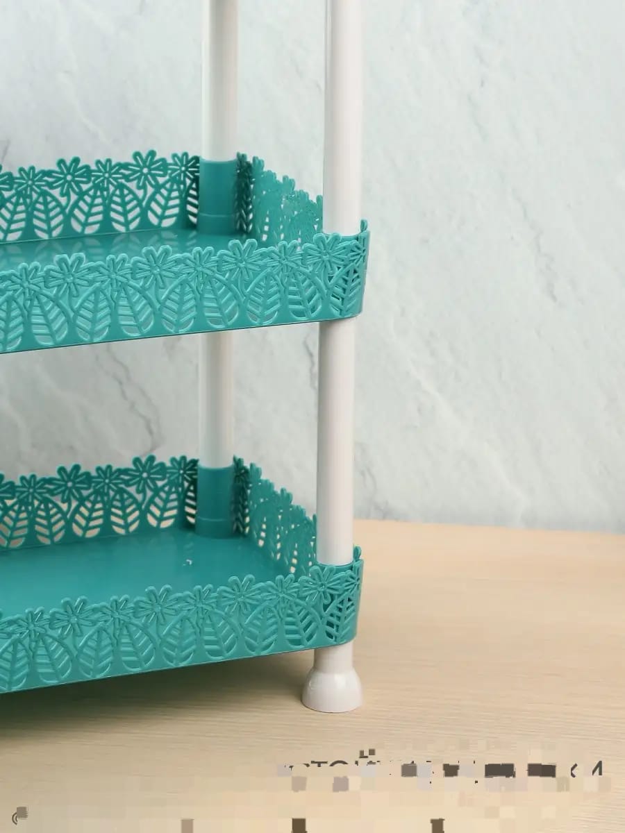 4 - LAYER MULTIPURPOSE STORAGE TROLLY & RACK