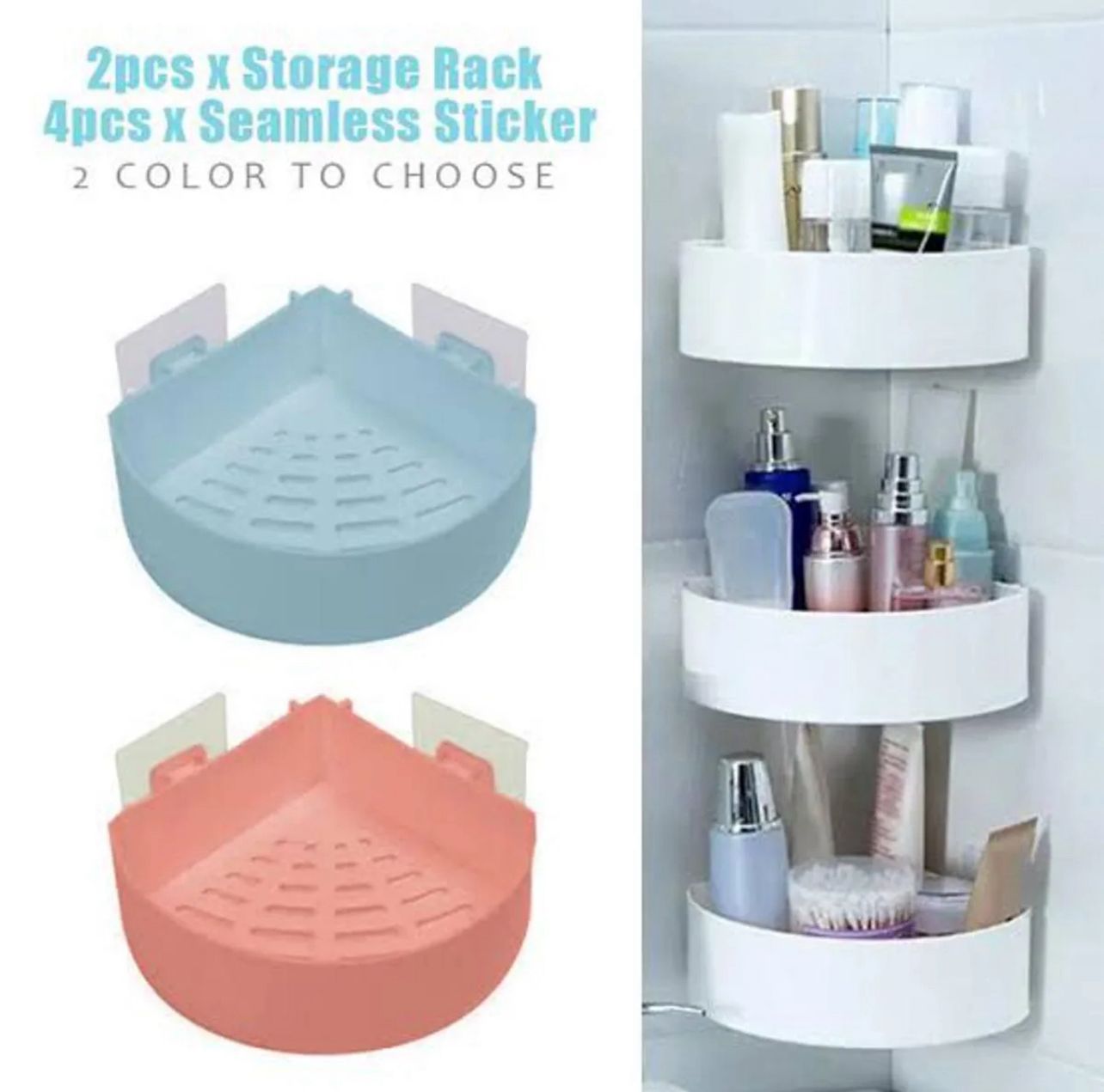 Wall Mounted Bathroom Storage Rack