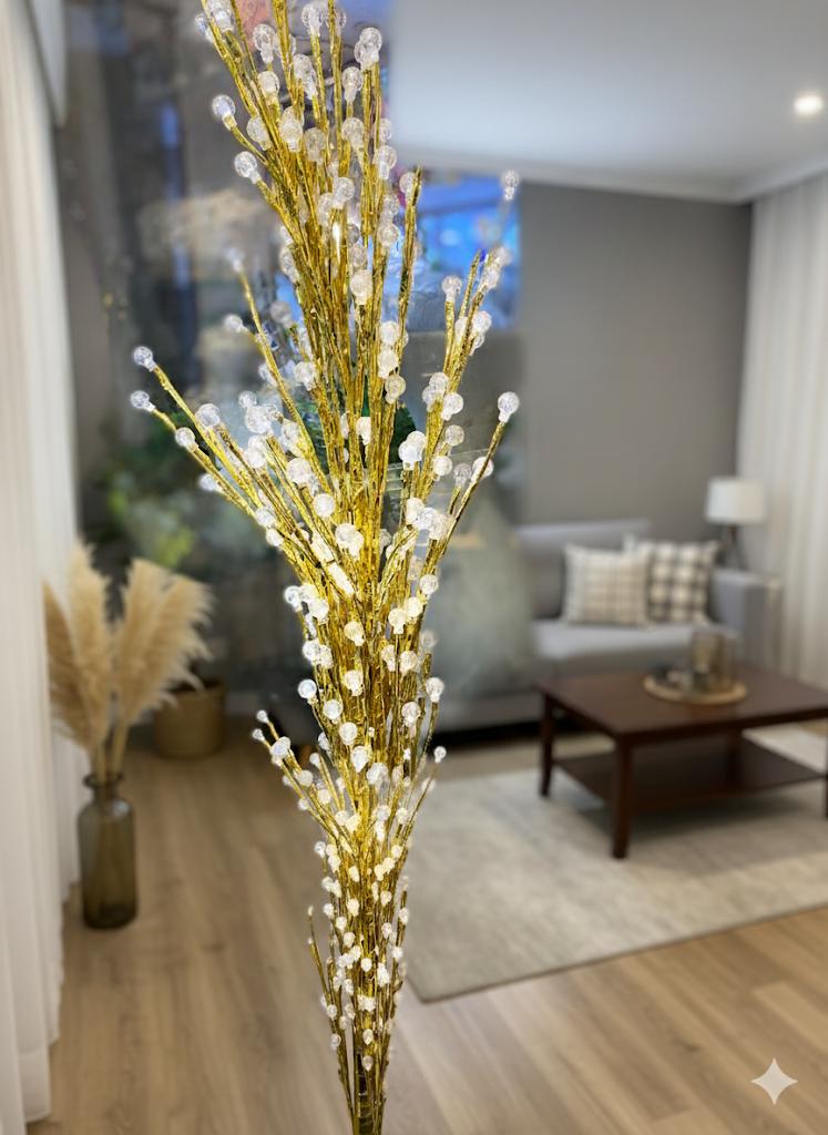 Decorative Gold LED Twig Tree Lamp
