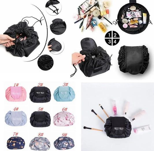 Drawstring Makeup Pouch - Organizer