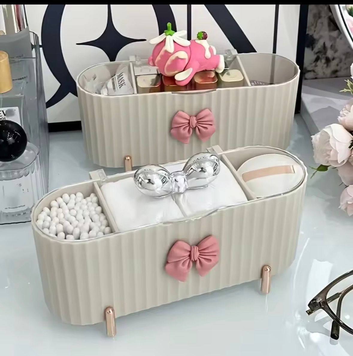 3 Grid Makeup Organizer - Large Capacity🎀🎀