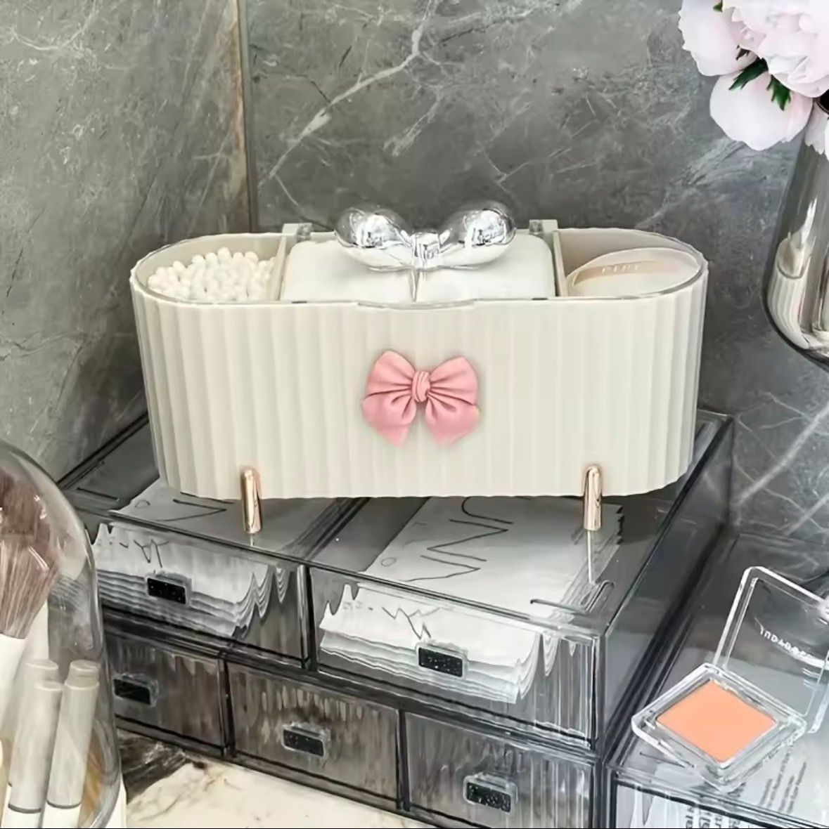 3 Grid Makeup Organizer - Large Capacity🎀🎀