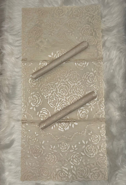3 PCs Center Table Runner & Mats Set