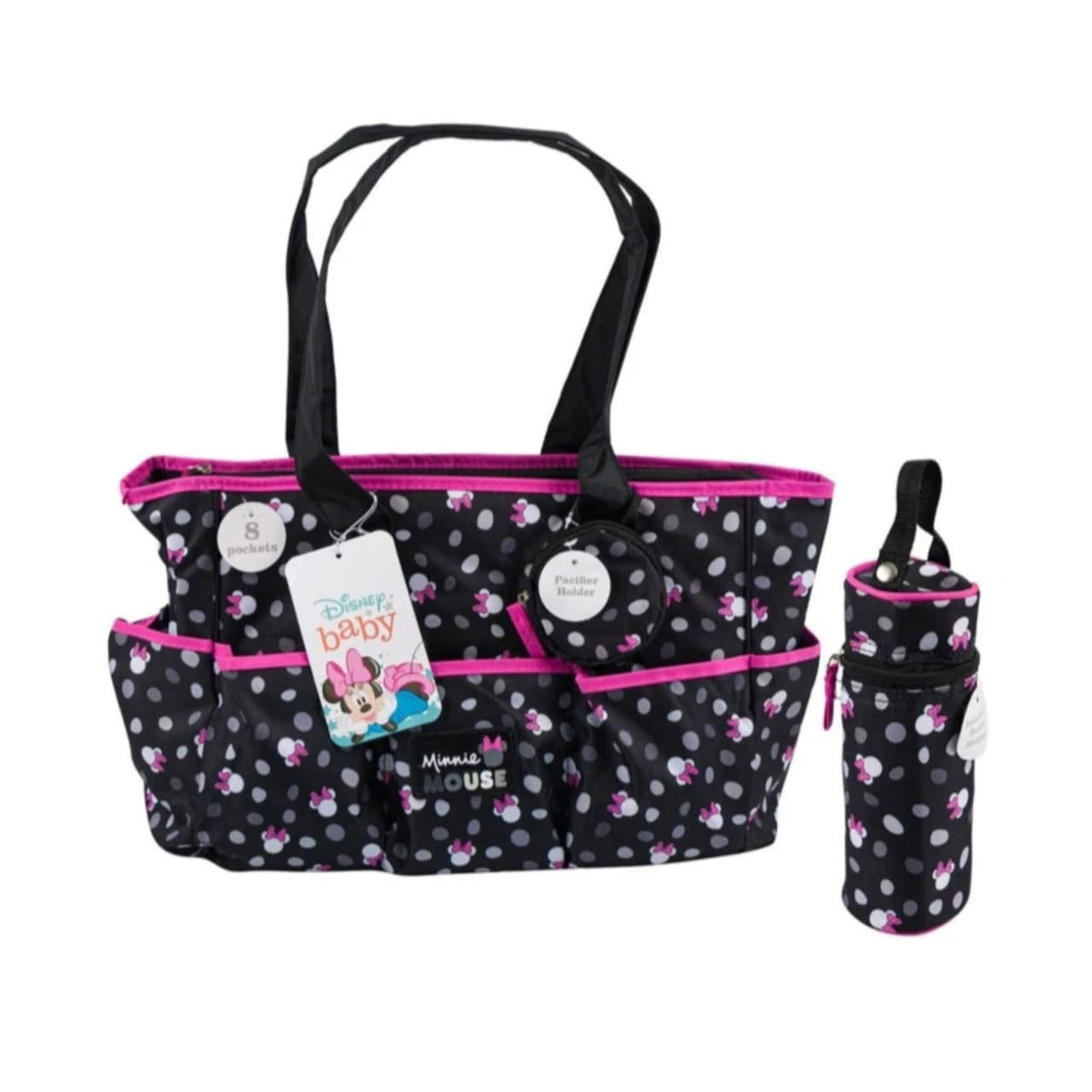 Disney Minnie Mouse Baby Diaper Bag (Imported) - Organizer