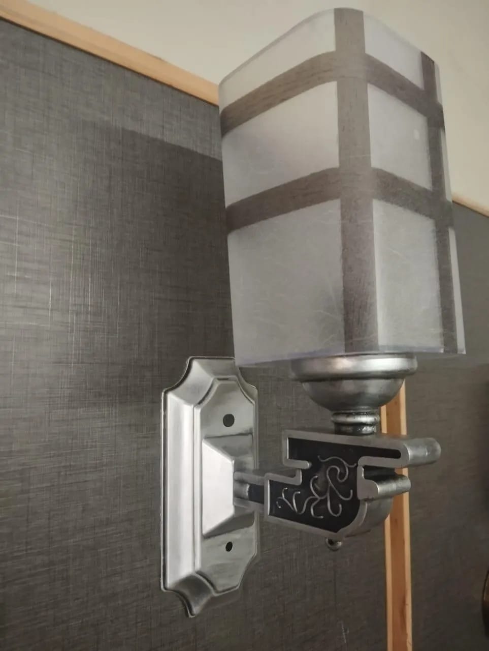 Acrylic Wall Mounted Lamp Holder - Set of 2