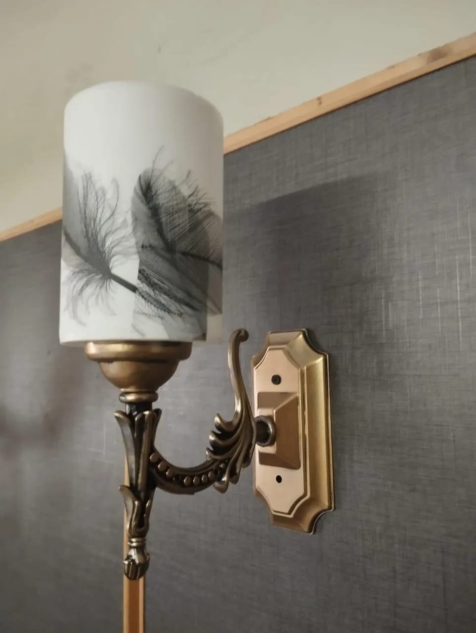 Acrylic Wall Mounted Lamp Holder - Set of 2