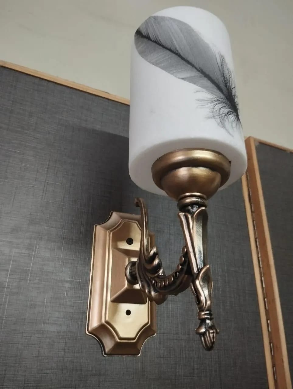 Acrylic Wall Mounted Lamp Holder - Set of 2